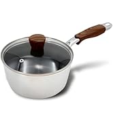 Amazon | every U. チタンコート 片手鍋 18cm ガラス蓋付き ふっ素樹脂